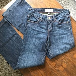 Sz 2 Paper Denim & Cloth Straight-Leg Flare Jeans